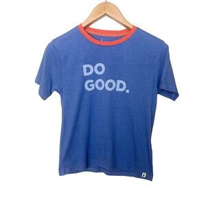 NWT Cotopaxi Kids “Do Good” Organic T-shirt Unisex Size Medium Blue